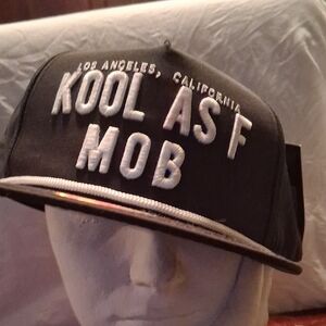 Black and White Snapback Cap